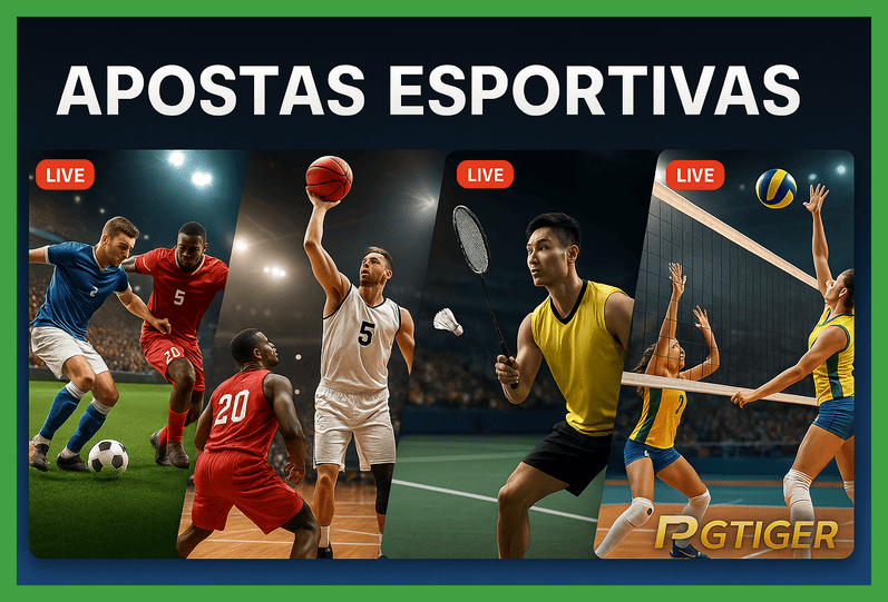 Aposte em apostas esportivas no cassino online PGTIGER